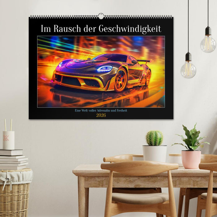 Im Rausch der Geschwindigkeit (CALVENDO Wandkalender 2026)