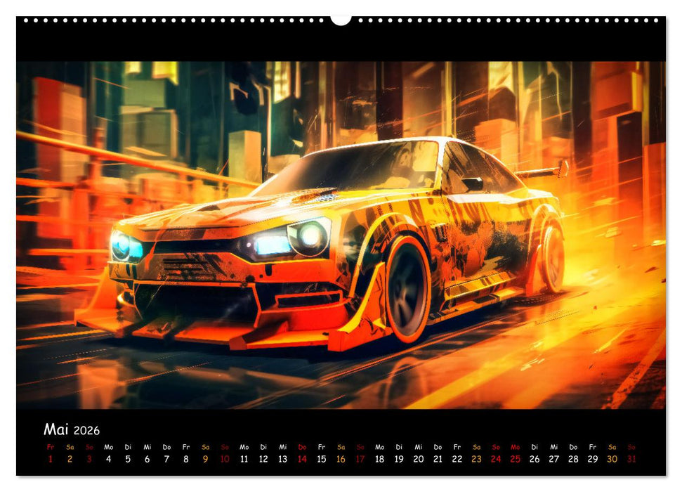 Im Rausch der Geschwindigkeit (CALVENDO Wandkalender 2026)