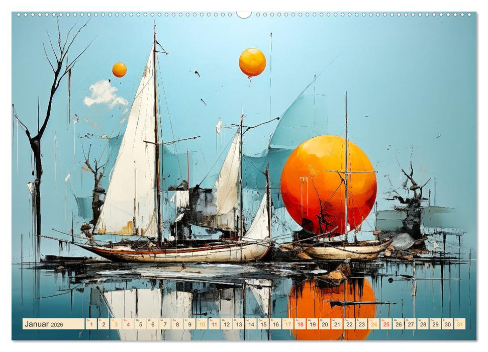 Segeln, der Traum beginnt (CALVENDO Wandkalender 2026)