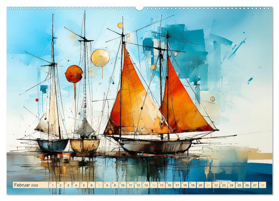 Segeln, der Traum beginnt (CALVENDO Wandkalender 2026)