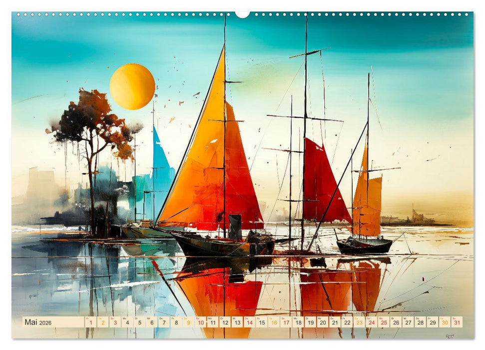 Segeln, der Traum beginnt (CALVENDO Wandkalender 2026)