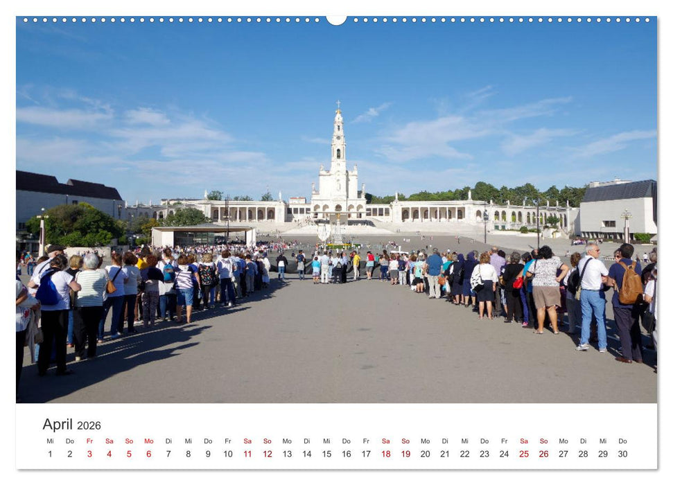 Fatima: Ein Besuch in Portugals heiligem Herz (CALVENDO Wandkalender 2026)