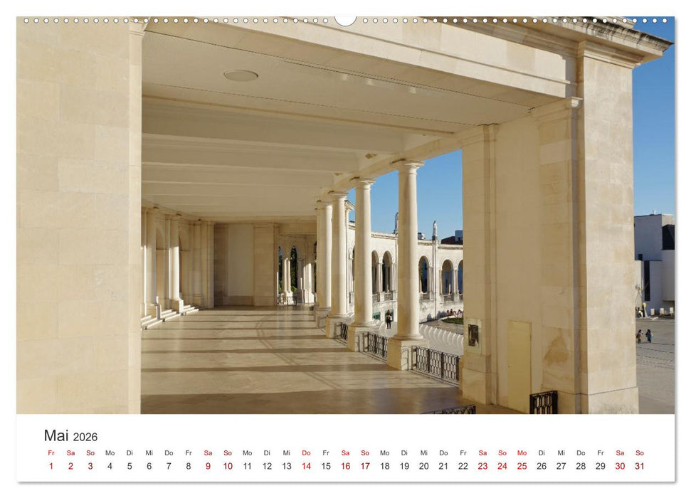 Fatima: Ein Besuch in Portugals heiligem Herz (CALVENDO Wandkalender 2026)