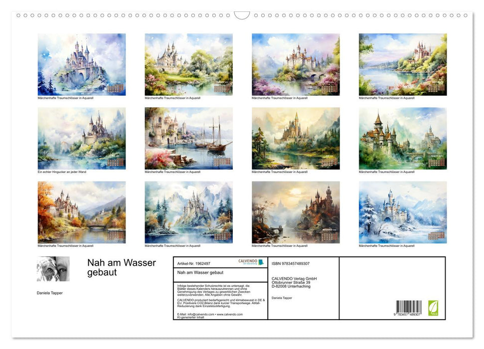 Nah am Wasser gebaut (CALVENDO Wandkalender 2026)