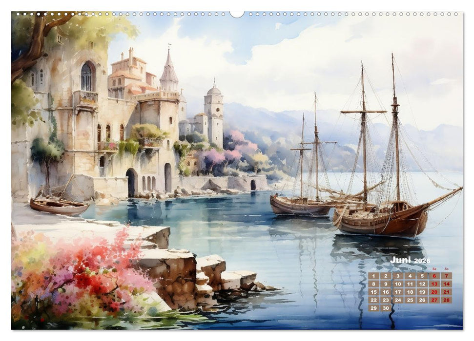 Nah am Wasser gebaut (CALVENDO Wandkalender 2026)