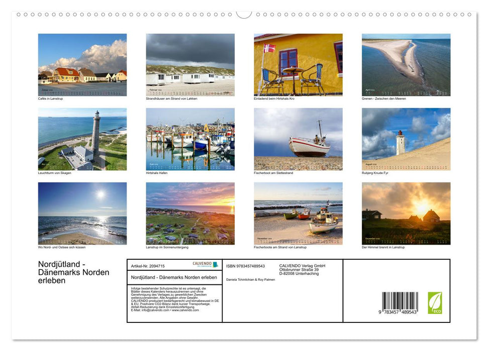 Nordjütland - Dänemarks Norden erleben (CALVENDO Premium Wandkalender 2026)