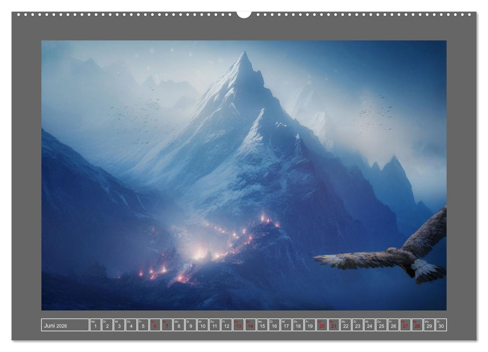 Träumereien in Blau (CALVENDO Premium Wandkalender 2026)
