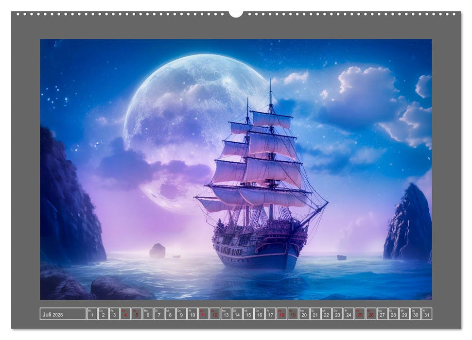 Träumereien in Blau (CALVENDO Premium Wandkalender 2026)