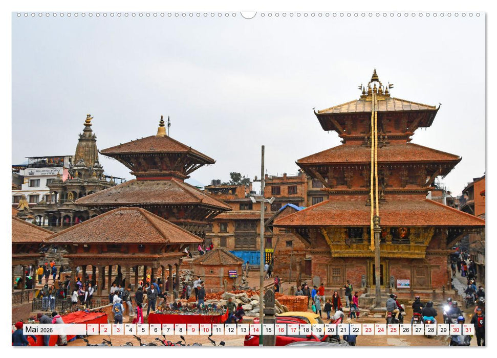 LALITPUR, die alte Königsstadt (CALVENDO Premium Wandkalender 2026)