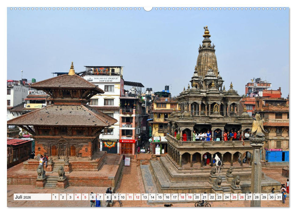 LALITPUR, die alte Königsstadt (CALVENDO Premium Wandkalender 2026)