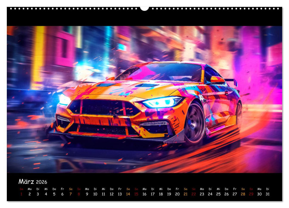 Im Rausch der Geschwindigkeit (CALVENDO Premium Wandkalender 2026)