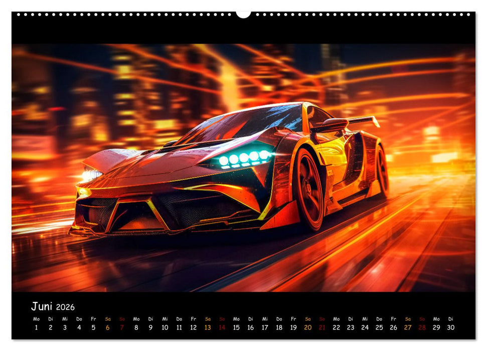 Im Rausch der Geschwindigkeit (CALVENDO Premium Wandkalender 2026)