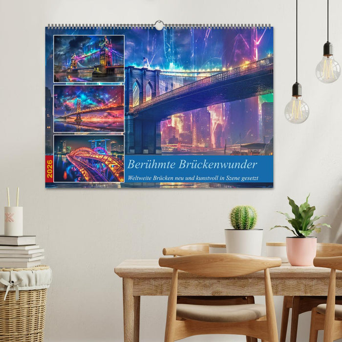 Berühmte Brückenwunder (CALVENDO Wandkalender 2026)