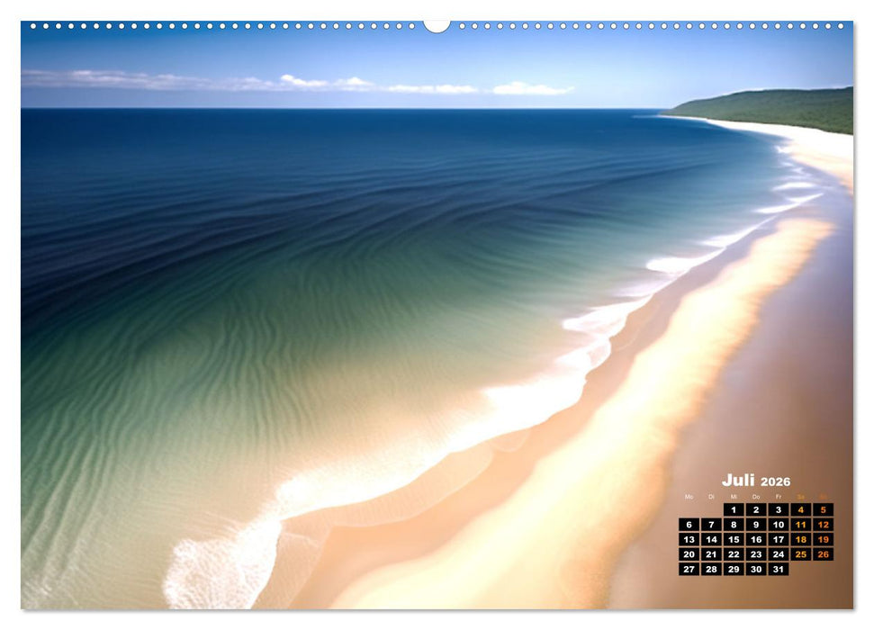 Von oben betrachtet Landschaften aus der Vogelperspektive (CALVENDO Premium Wandkalender 2026)