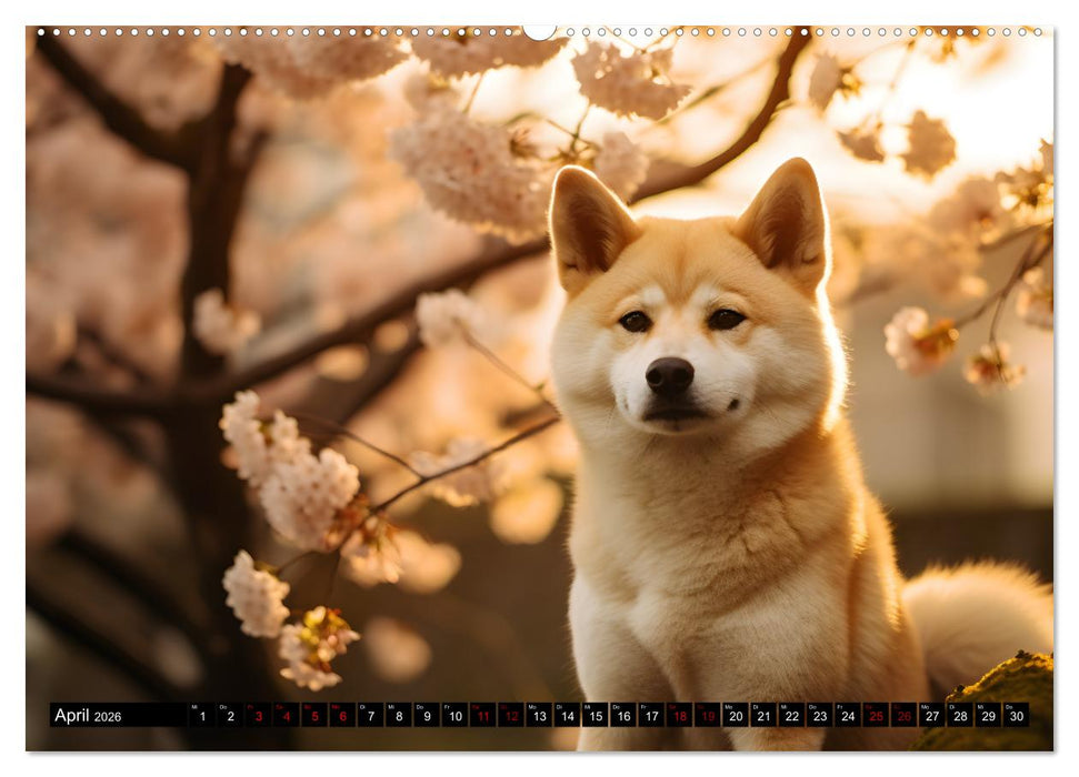 Shiba Inu - Stolz und Anmut (CALVENDO Wandkalender 2026)