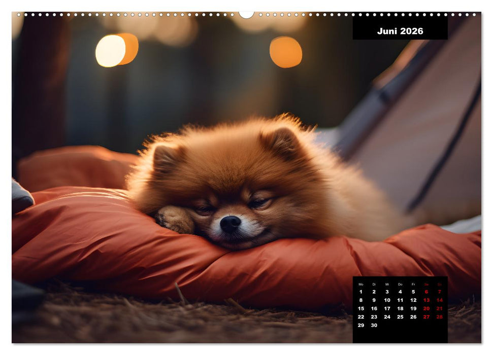 Zwergspitze - kleine Hunde, große Persönlichkeiten (CALVENDO Wandkalender 2026)
