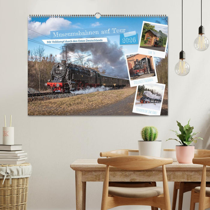 Museumsbahnen auf Tour (CALVENDO Wandkalender 2026)