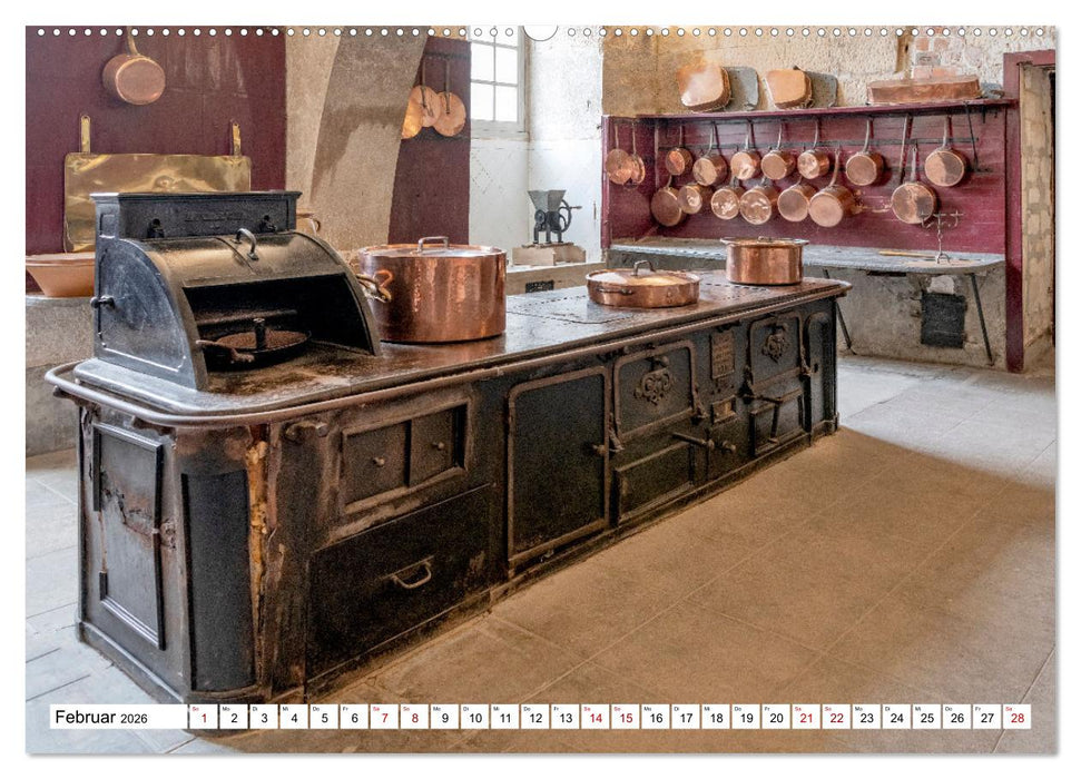 Fürstliche Küchen und Tafeln (CALVENDO Wandkalender 2026)