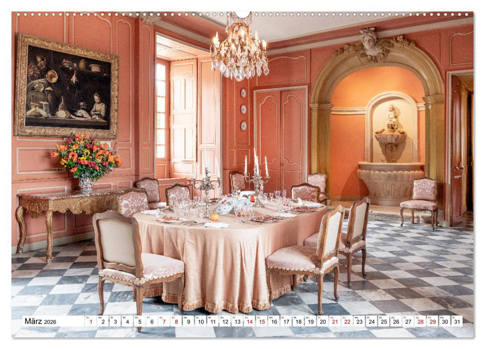 Fürstliche Küchen und Tafeln (CALVENDO Wandkalender 2026)
