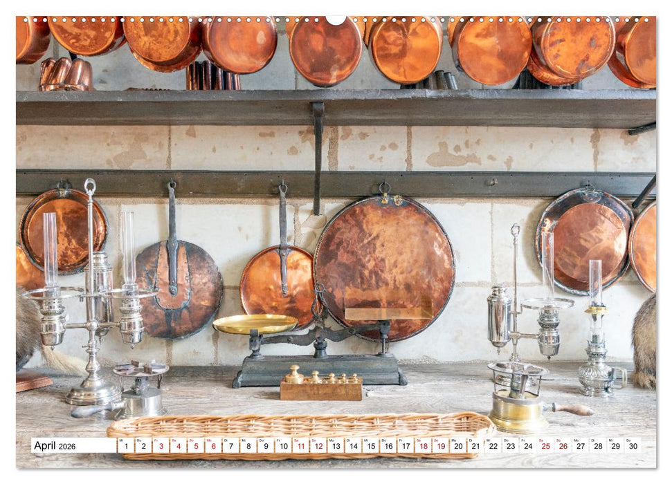 Fürstliche Küchen und Tafeln (CALVENDO Wandkalender 2026)