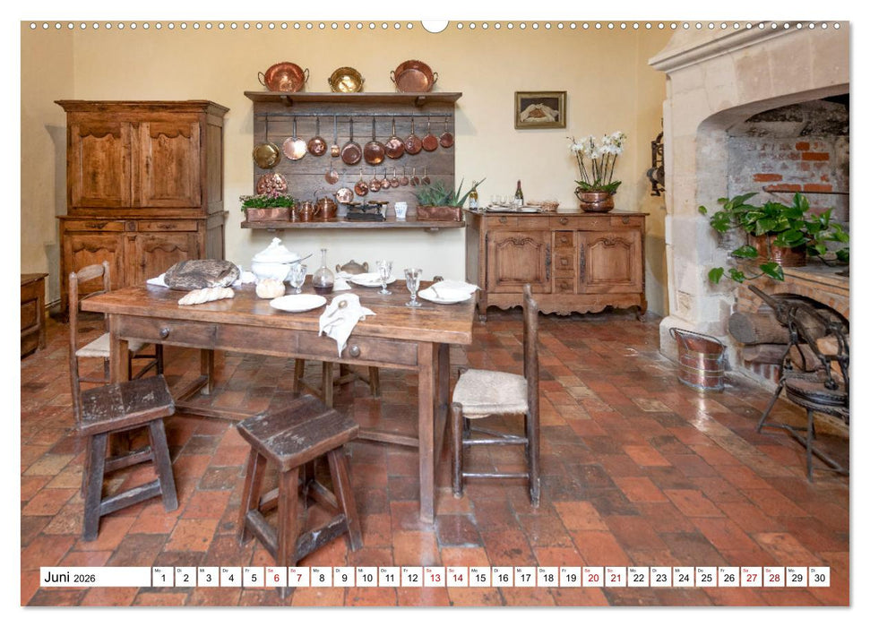 Fürstliche Küchen und Tafeln (CALVENDO Wandkalender 2026)