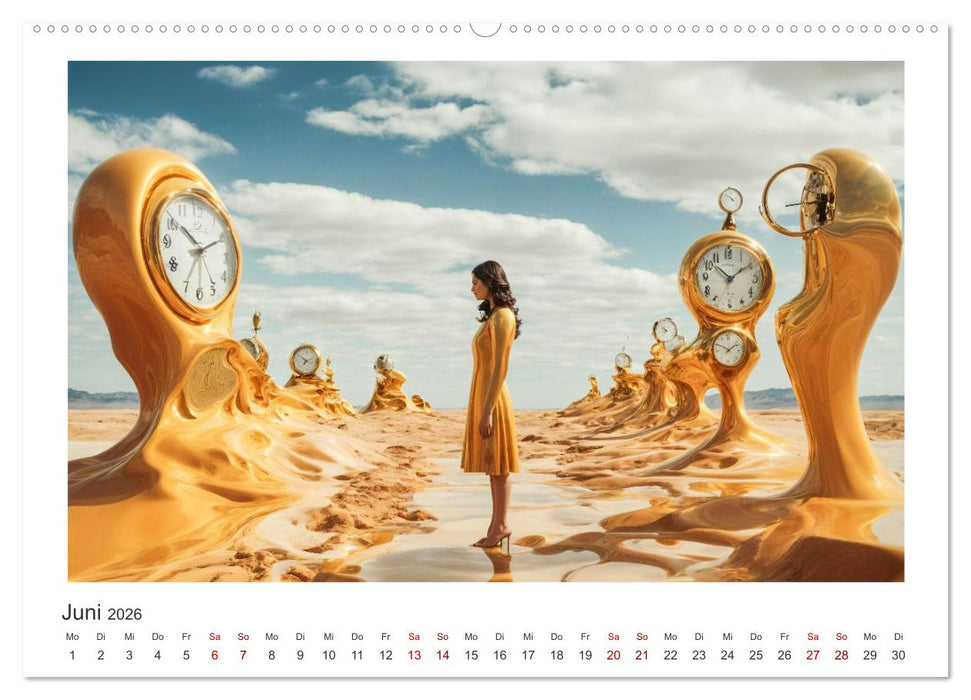 Zeit ist abstrakt (CALVENDO Premium Wandkalender 2026)