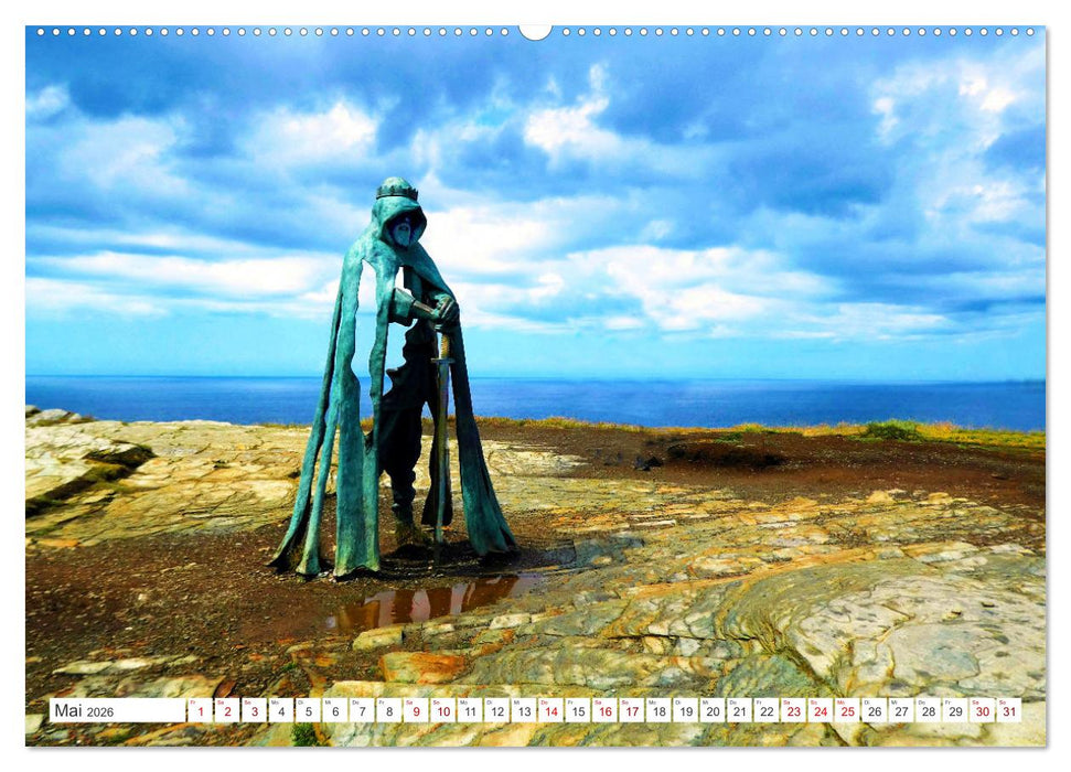 Südengland - On the road in Devon und Cornwall (CALVENDO Wandkalender 2026)