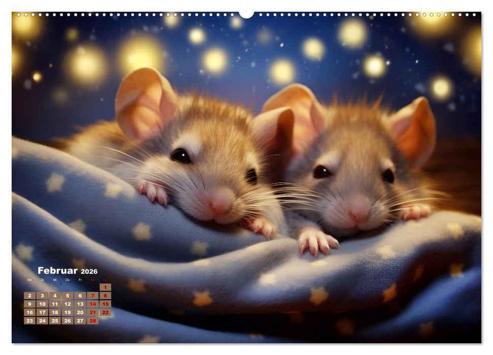 Ein Jahr im Leben von Familie Maus (CALVENDO Wandkalender 2026)