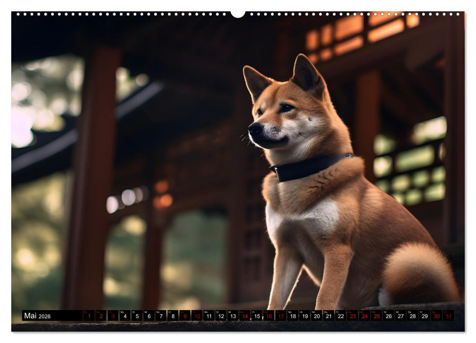 Shiba Inu - Stolz und Anmut (CALVENDO Premium Wandkalender 2026)