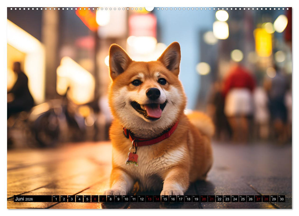 Shiba Inu - Stolz und Anmut (CALVENDO Premium Wandkalender 2026)