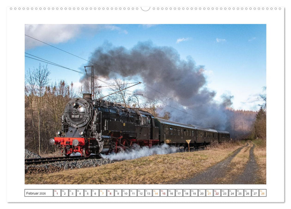 Museumsbahnen auf Tour (CALVENDO Premium Wandkalender 2026)