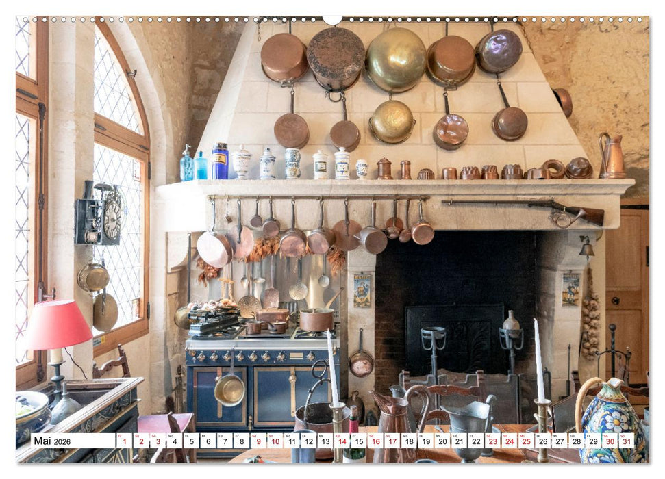 Fürstliche Küchen und Tafeln (CALVENDO Premium Wandkalender 2026)
