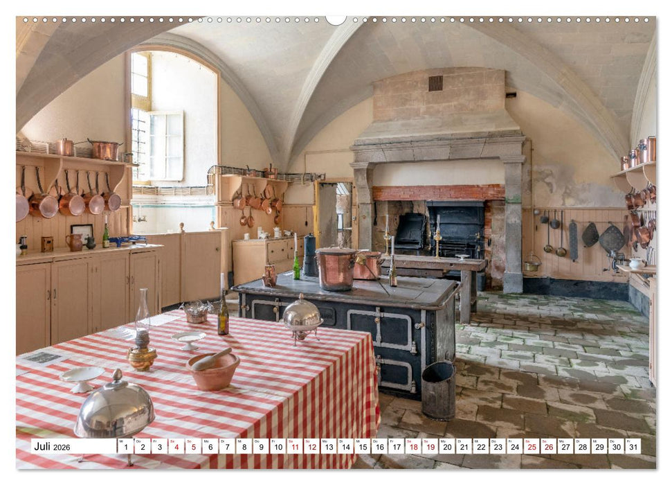 Fürstliche Küchen und Tafeln (CALVENDO Premium Wandkalender 2026)