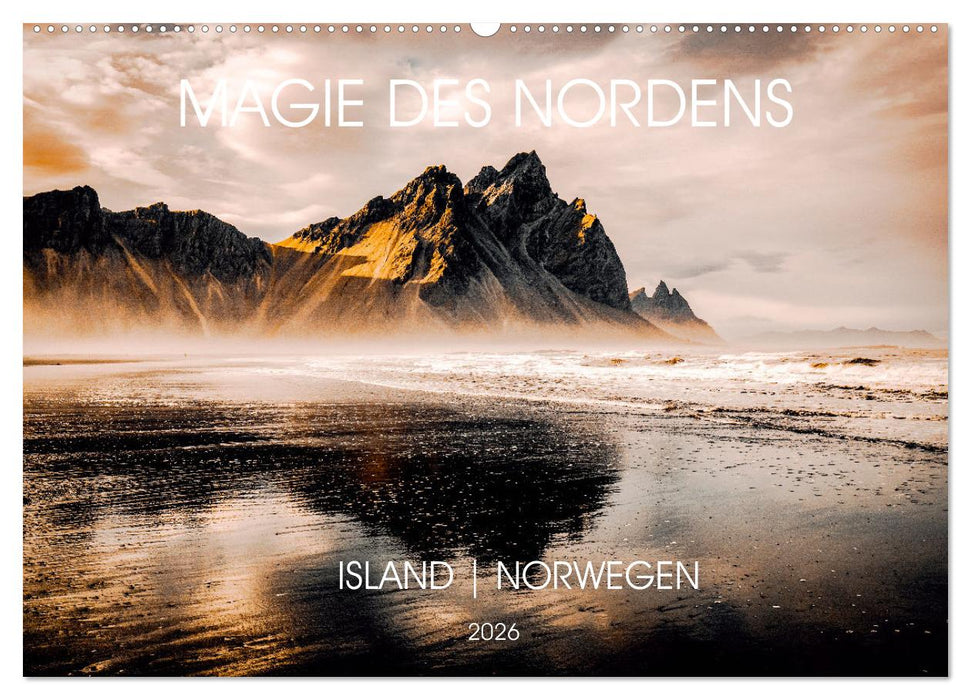 Magie des Nordens, Island und Norwegen (CALVENDO Wandkalender 2026)
