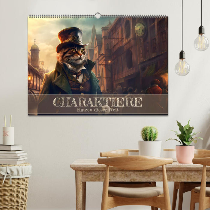 Charaktiere Katzen dieser Welt (CALVENDO Wandkalender 2026)