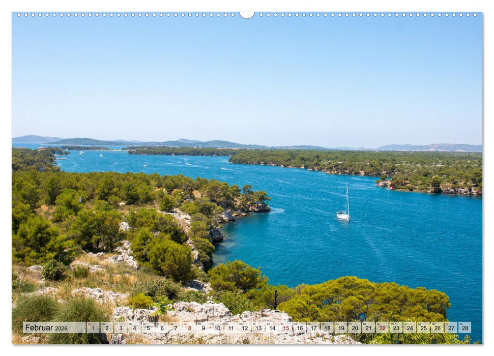 Šibenik - Mittelalterliche Metropole in Kroatien (CALVENDO Wandkalender 2026)