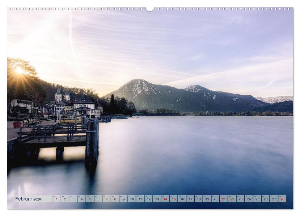 Malerischer Tegernsee (CALVENDO Wandkalender 2026)