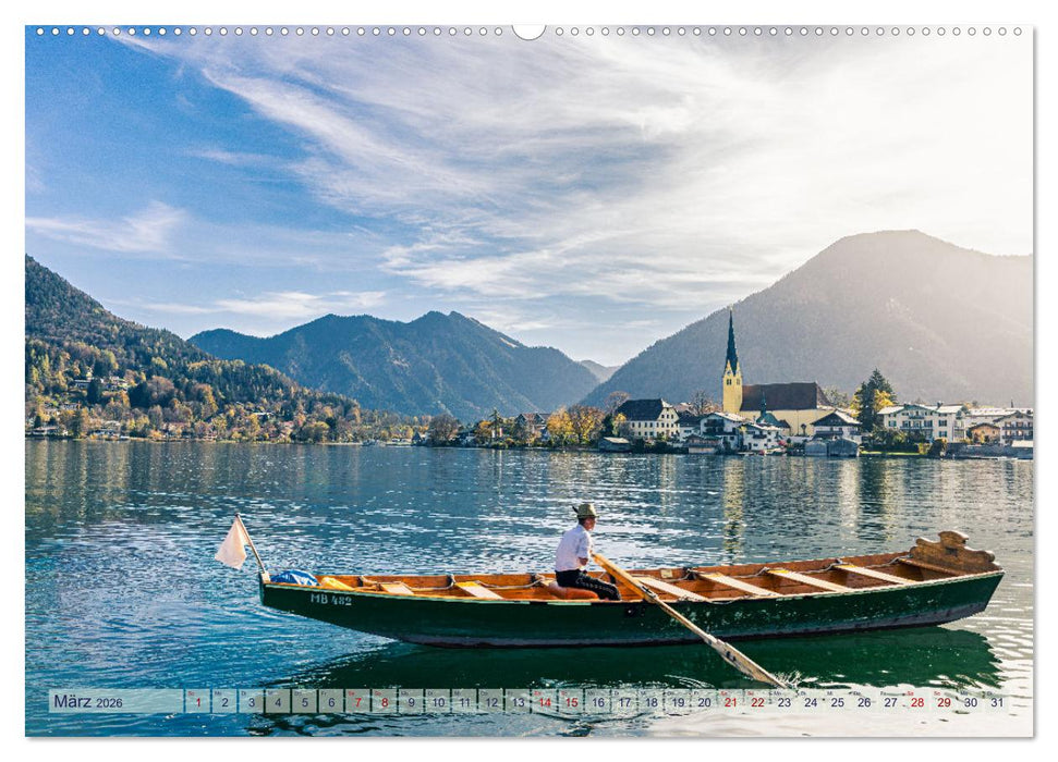 Malerischer Tegernsee (CALVENDO Wandkalender 2026)