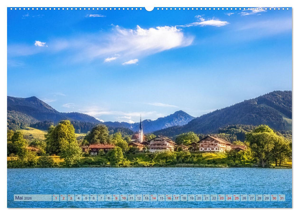 Malerischer Tegernsee (CALVENDO Wandkalender 2026)