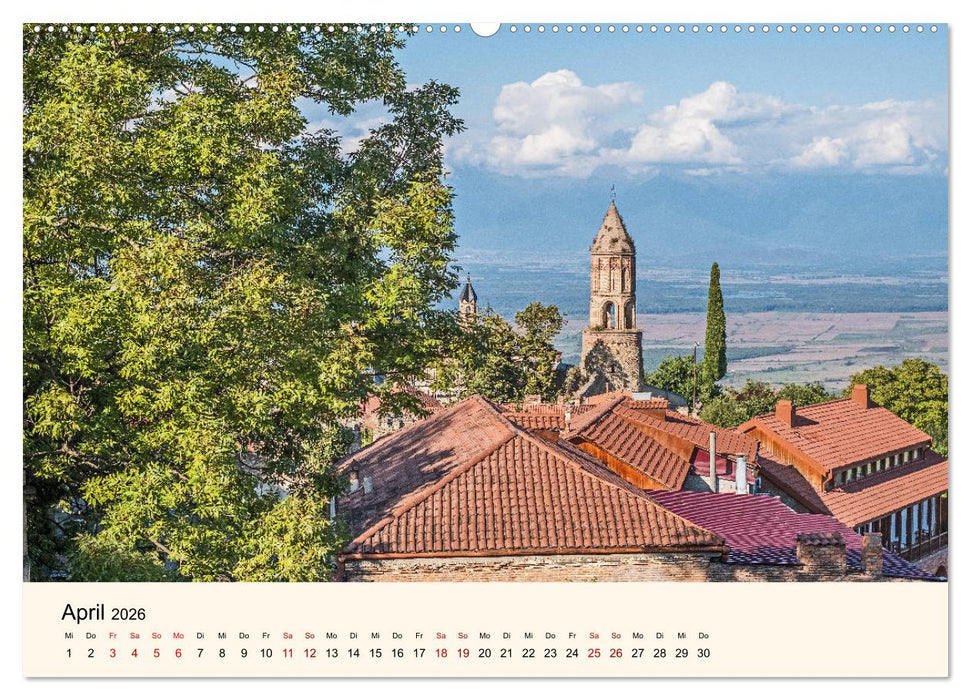 Der Kaukasus - Entdeckungen zwischen Asien und Europa (CALVENDO Premium Wandkalender 2026)