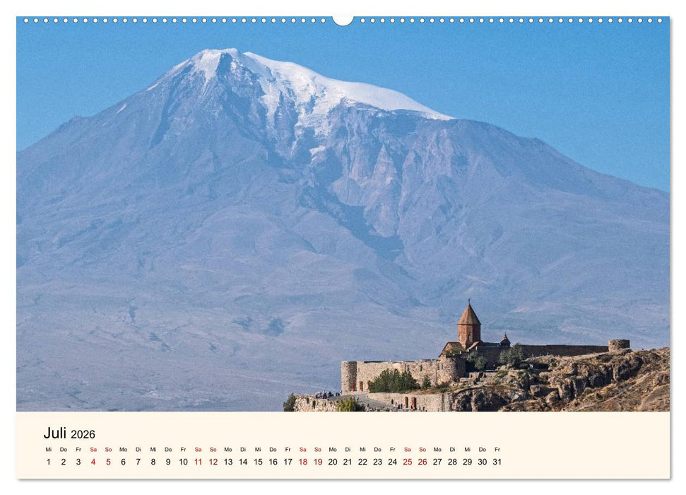 Der Kaukasus - Entdeckungen zwischen Asien und Europa (CALVENDO Premium Wandkalender 2026)