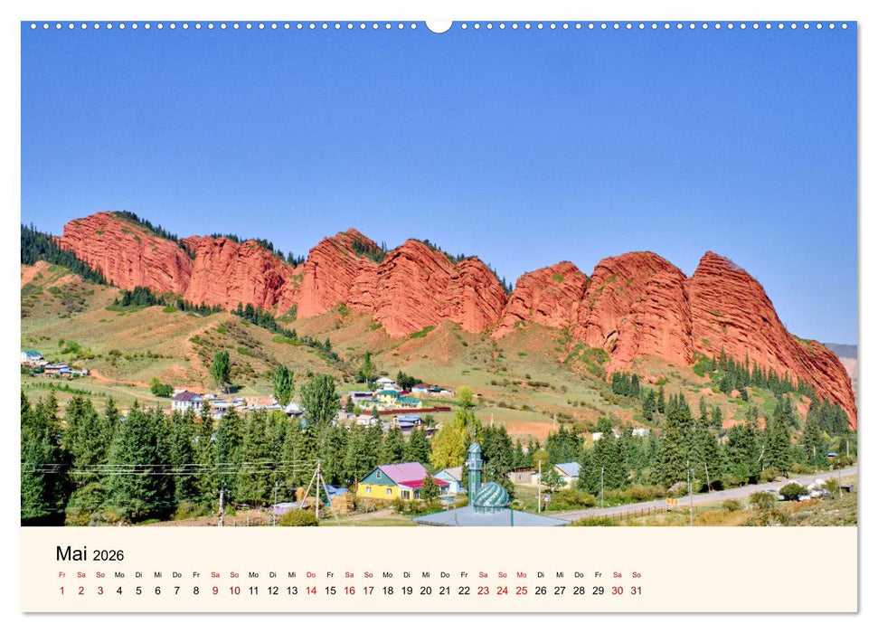 Kirgistan - Traumhafte Landschaften (CALVENDO Premium Wandkalender 2026)