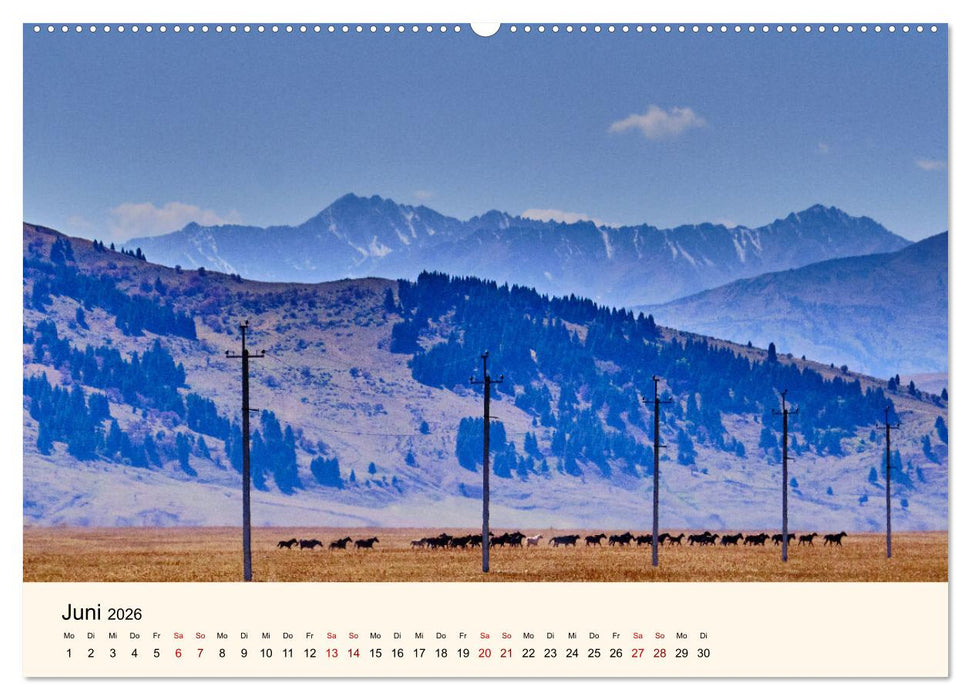 Kirgistan - Traumhafte Landschaften (CALVENDO Premium Wandkalender 2026)