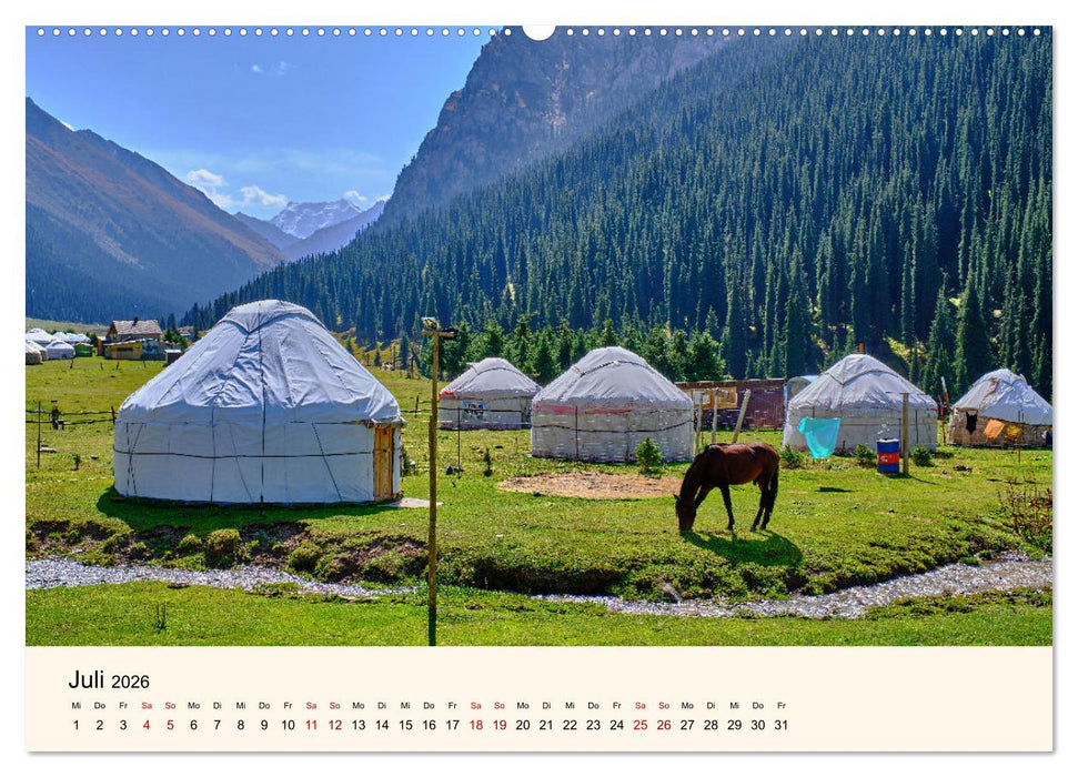 Kirgistan - Traumhafte Landschaften (CALVENDO Premium Wandkalender 2026)