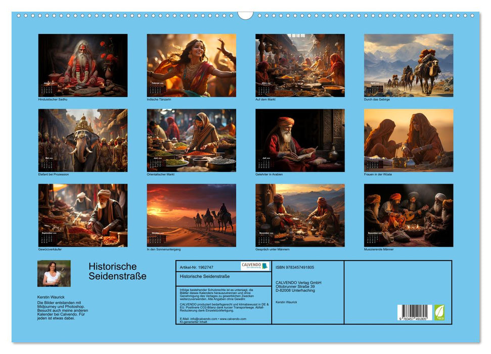 Historische Seidenstraße (CALVENDO Wandkalender 2026)