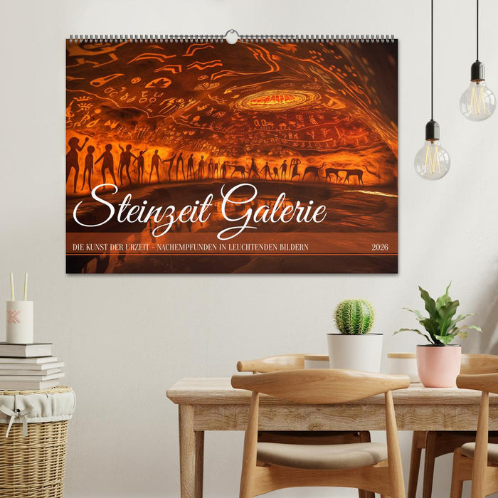 Steinzeit Galerie (CALVENDO Wandkalender 2026)