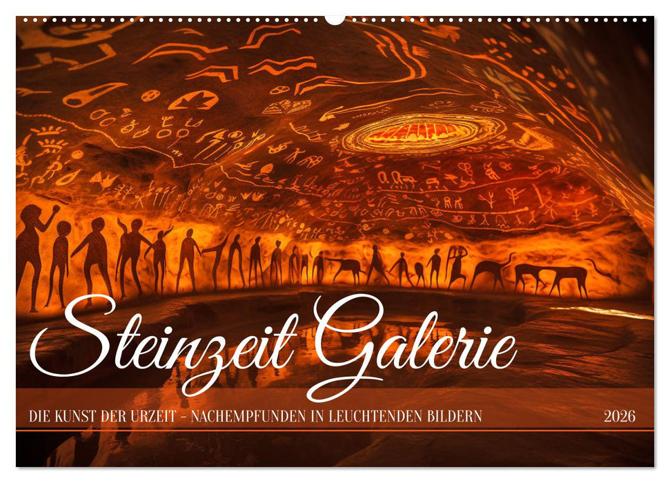 Steinzeit Galerie (CALVENDO Wandkalender 2026)