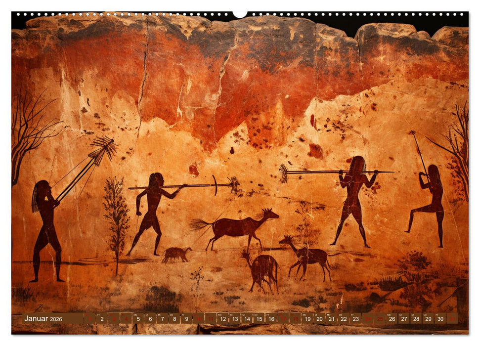 Steinzeit Galerie (CALVENDO Wandkalender 2026)