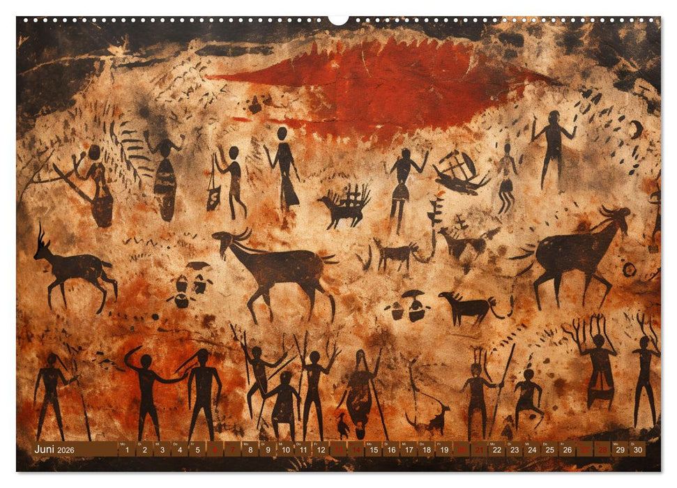 Steinzeit Galerie (CALVENDO Wandkalender 2026)