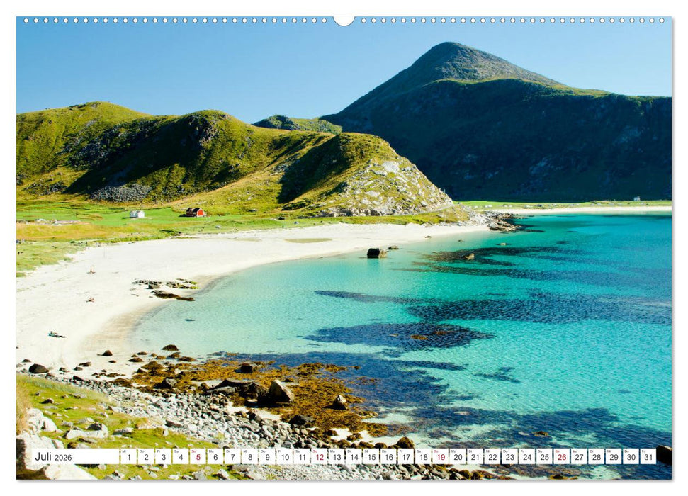 Magie des Nordens, Island und Norwegen (CALVENDO Premium Wandkalender 2026)